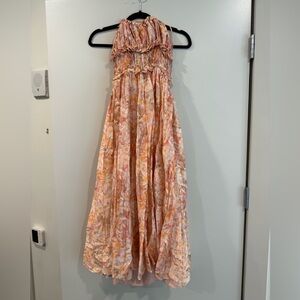 En Saison Floral Halter Maxi Dress